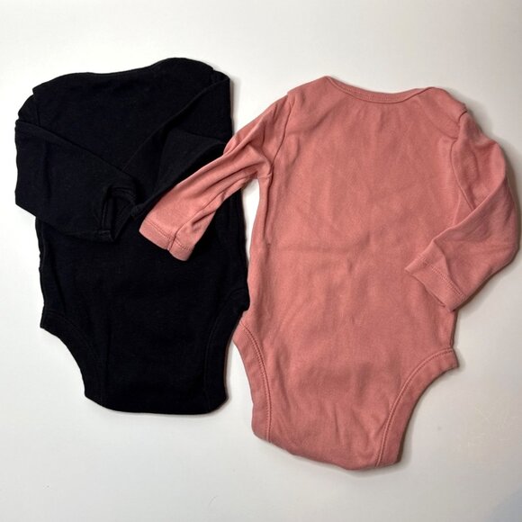 Old Navy Baby Girls Bodysuit Bundle 0-3 M Lot of 4 - Picture 6 of 8